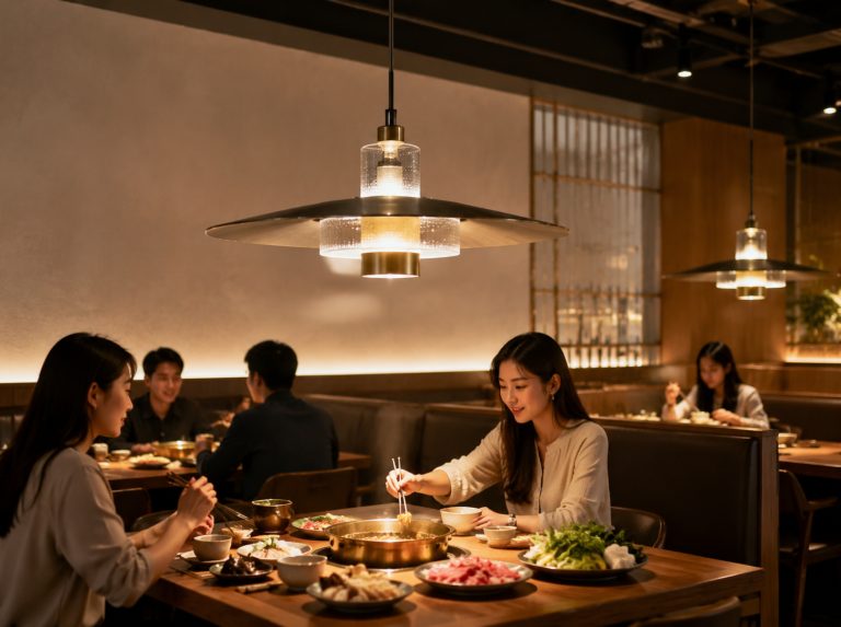 江海区餐桌定制防眩吊灯